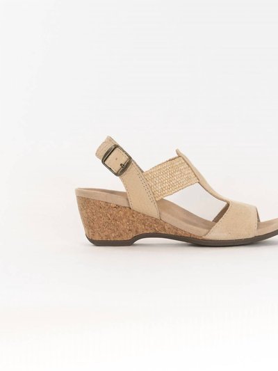 Vionic Women's Kaytie Wedge Sandal In Semolina product