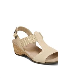 Women's Kaytie Wedge Sandal In Semolina