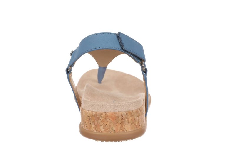 Women's Kirra Toe Post Walking Sandal In Blue