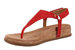 Women's Kirra Toe Post Walking Sandal In Red