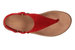 Women's Kirra Toe Post Walking Sandal In Red