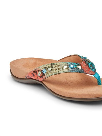 Vionic Women's Lucia Snake Thong Sandal - Blue Teal product