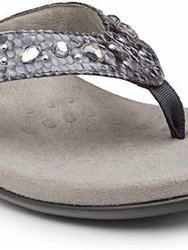 Women's Lucia Snake Thong Sandal