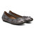 Women's Minna Ballet Flats In Pewter Metallic