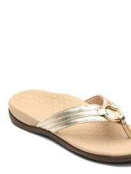 Women's Tide Aloe Sandal - Medium Width In Champagne - Champagne