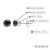 0.50 cttw Black Diamond Stud Earrings .925 Sterling Silver Round With Push Backs