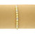 1/10 cttw Diamond Bolo Bracelet Yellow Gold Plated Over Silver Beads Style