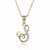 1/20 Cttw Diamond Musical Pendant Necklace 14K Yellow Gold With 18" Chain