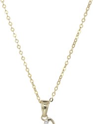 1/20 Cttw Diamond Musical Pendant Necklace 14K Yellow Gold With 18" Chain - 14k Yellow Gold