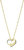 1/20 Cttw Diamond Pet Heart Pendant Necklace 14K Yellow Gold 18" Chain - 14k Yellow Gold