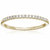 1/5 Cttw Pave Round Diamond Wedding Band For Women In 14K Yellow Gold Prong Set - Yellow Gold