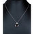 1.10 Cttw Pendant Necklace, Garnet Pear Shape Pendant Necklace For Women in .925 Sterling Silver With Rhodium, 18" Chain, Prong Setting