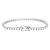 5 Cttw Lab Grown Diamond Tennis Bracelet 14K White Gold Classic Prong Round 7"