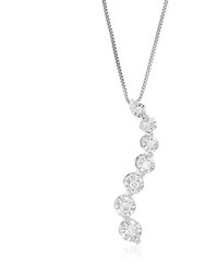 Vir Jewels Silver 1/12 Cttw Diamond Pendant Necklace For Women