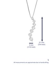 Vir Jewels 1/12 Cttw Diamond Pendant Necklace For Women, Lab Grown Diamond  Drop Pendant Necklace In .925 Sterling Silver With Chain, Size 3/4