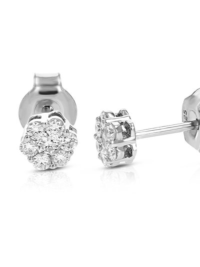 Vir Jewels 1/3 Cttw Stud Earrings For Women, Round Lab Grown Diamond Stud Earrings- Height: 5 MM, Width: 5 MM  product