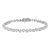 1/4 Cttw Diamond Bracelet For Women, Round Lab Grown Diamond Tennis Bracelet In .925 Sterling Silver, Prong Setting, 7 Inch - Silver