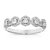 1/7 Cttw Diamond Wedding Band For Women, Round Lab Grown Diamond Wedding Band In .925 Sterling Silver, Prong Setting, Size 6-8 - Silver