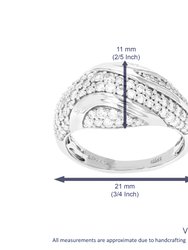 1 Cttw Diamond Engagement Ring For Women, Round Lab Grown Diamond Ring In 0.925 Sterling Silver, Prong Setting