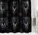 Black Shower Curtain, Measure 72" X 72" Inch, Fabric Shower Curtain for Bathroom, Stalls, and Bathtubs, Easy Care, Machine Washable Bath Curtain