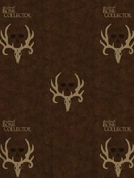 Bone Collector Shower Curtain Brown 72" x 72" Inch, Premium Quality Fabric, Skull Shower Curtain For The Bathroom, Stalls, and Bathtubs, Easy Care