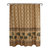 Kona Tropical Shower Curtain for Bathroom, 72" x 72" Inches Water Resistant Curtains for Bathroom, Stalls and Bathtubs, Brown