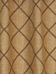 Kona Tropical Shower Curtain for Bathroom, 72" x 72" Inches Water Resistant Curtains for Bathroom, Stalls and Bathtubs, Brown