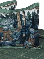 The Bears Comforter Set, 4-Piece Printed Bedding Comforters, Polycotton Fabric ,Comforter Set for Bedroom, Hunting & Outdoor