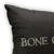 VISI-ONE Black Bone Collector Square Pillow, Black Pillow For Sofa, Bed, Couch & Chair Decoration