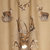 Visi-One Inc Curtains, 42" x 87" Inches With Deer Printed, Light Brown Whitetail Ridge Rod Pocket Curtains For Living Room, Farmhouse Décor