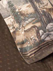 Whitetail Dream Rustic Comforter Set, Forest Theme Printed Bedding Comforters, Polycotton Fabric ,Comforter Set for Bedroom, Hunting & Farmhouse