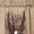 Whitetail Ridge Valance 21" x 63'' Inches, Animal Theme Valance Curtain for Bedroom, Kitchen, Living Room & Farmhouse, Perfect for Indoor & Outdoor