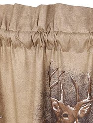 Whitetail Ridge Valance 21" x 63'' Inches, Animal Theme Valance Curtain for Bedroom, Kitchen, Living Room & Farmhouse, Perfect for Indoor & Outdoor