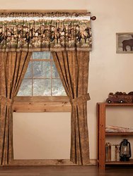 Wild Horses Valance 88" x 18'' Inches, Animal Theme Valance Curtain for Bedroom, Kitchen, Living Room & Farmhouse, Perfect for Indoor & Outdoor Décor
