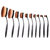 Beauty Experts Set Of 10 Oval Beauty Brushes - Black