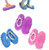 Lazy Maid Quick Mop Slip-On Slippers 3 Pairs