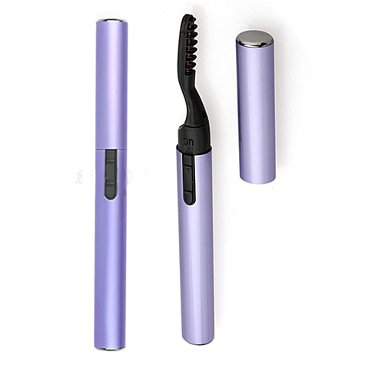 Lovely Lash Portable Heated Eyelash Curler For Instant Curvy Lashes - Purple