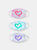 Tie Dye Heart Face Mask - 3 Pack - Multi