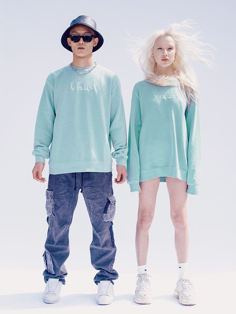 Visus Logo Crewneck - Mint - Mint