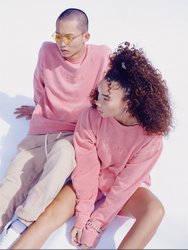 Visus Logo Crewneck - Rose - Rose