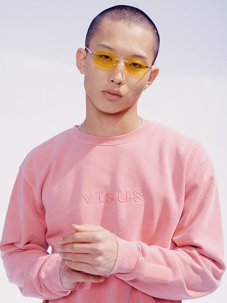 Visus Logo Crewneck - Rose