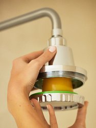 Vitamin C & Aromatherapy Wall Mount Showerhead Shower Filter (Starter Kit) - Chrome