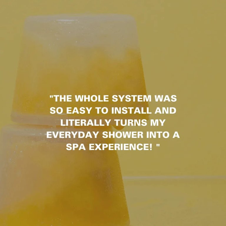 Vitamin C Shot for Wall Mount Showerhead (Shower Filter Part)