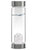 Via Diamonds Crystal Water Bottlewith Genuine Diamond Slivers (4ct.) and Clear Quartz