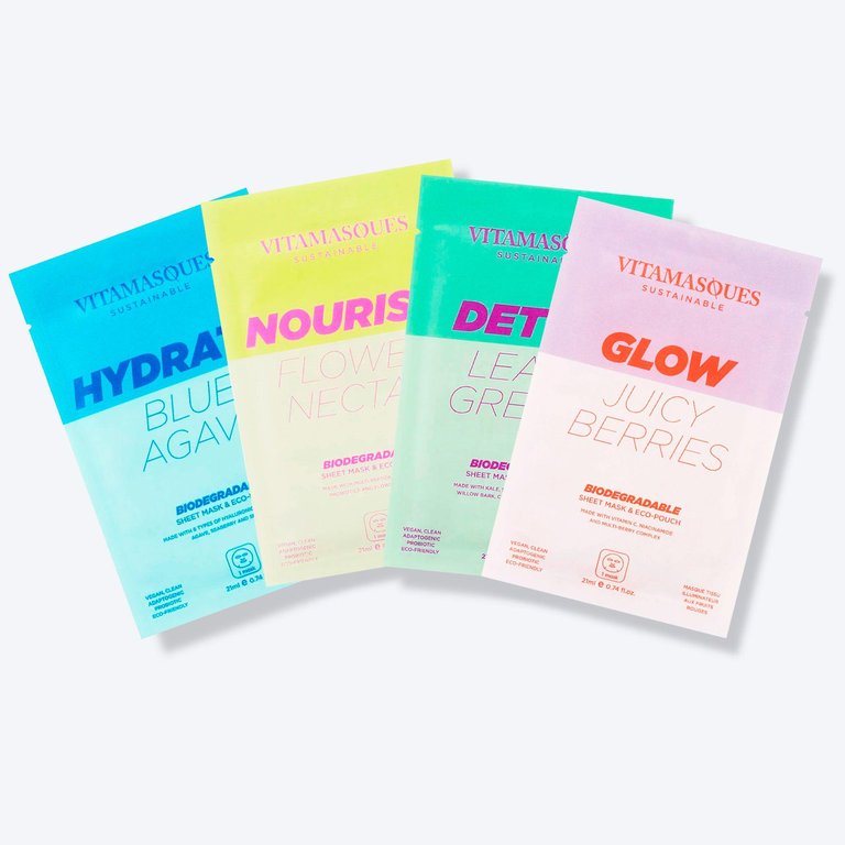 Biodegradable Face Sheet Mask Bundle