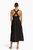 Canyon Linen Midi Dress - EcoLinen Black