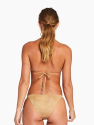 Gia Triangle Top - Golden Glow Metallic