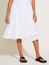 Lana Skirt - EcoLinen Gauze White