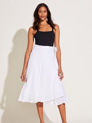 Lana Skirt - EcoLinen Gauze White