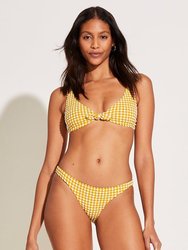 Lou Top - Honeycomb Gingham